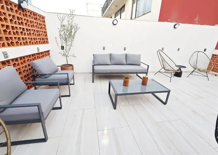 Luz Maria 6 Maiahome Chic Urban Retreat In Polanco's Heart With Terrace Mexico City