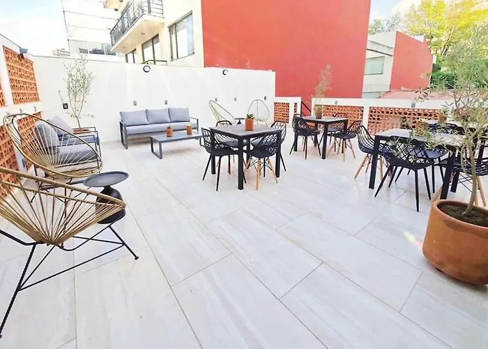 Apartment Luz Maria 6 Maiahome Chic Urban Retreat In Polanco's Heart With Terrace Mexico City